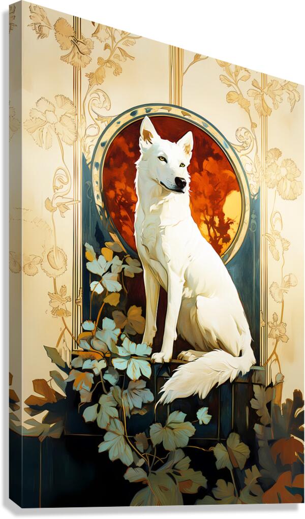White Shepherd Canvas Print