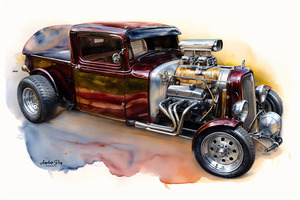 Hot Rod Roadster by Anselmo Diaz