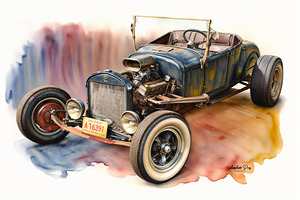 Rat Rod  5 by Anselmo Diaz
