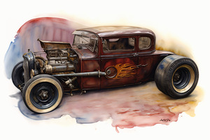 Rat Rod 7 by Anselmo Diaz
