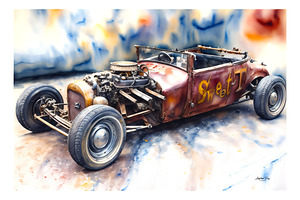 Rat Rod 1 by Anselmo Diaz