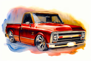 Chevy Truck 4 by Anselmo Diaz