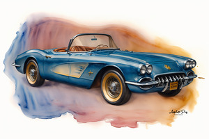 Corvette 1957 C2  WC by Anselmo Diaz