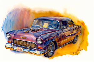 Chevy 1957 Bel Air by Anselmo Diaz
