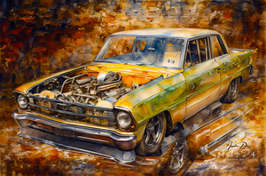 Drag Racers by Anselmo Diaz
