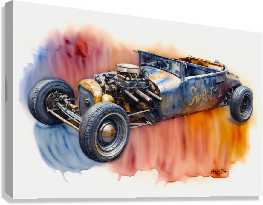 Rat Rod 2 Canvas Print