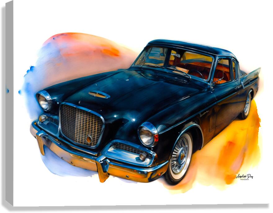 1958 Studebaker Golden Hawk Canvas Print