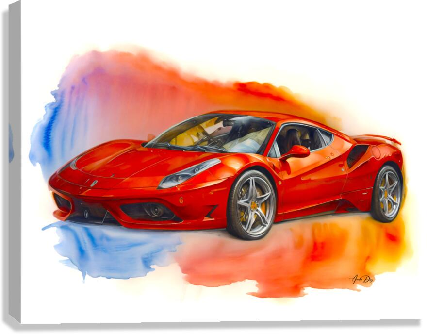 Ferrari Canvas Print