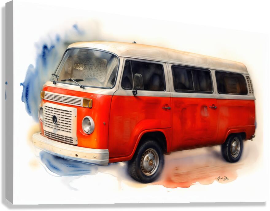 Mini Bus Van 2 Canvas Print