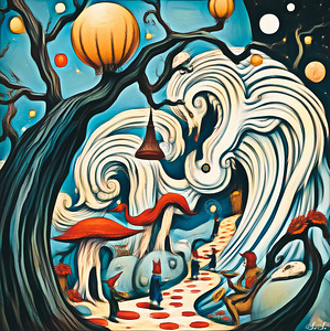 Whimsical Wonderous Topsy Turvy Wonderland