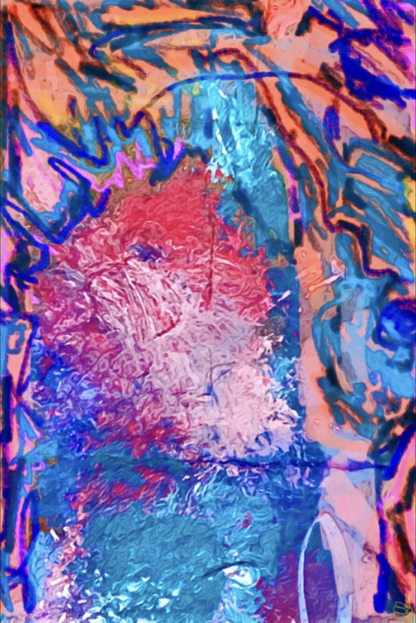 Minds Time Melting into Colors Print