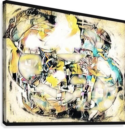 Mosaic Labyrinth Canvas Print