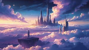 DreamScape Horizon: The Floating City of Tomorrow