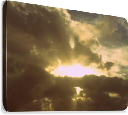 80s sky Canvas Print