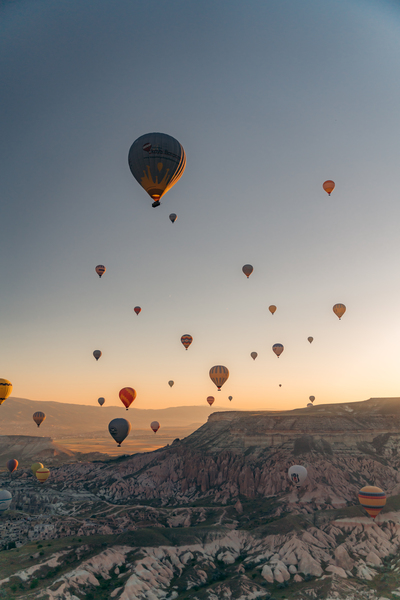 Balloons Over Cappadocia Print