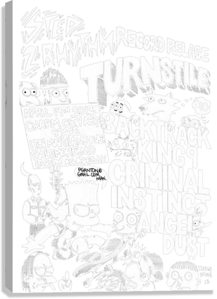 Turnstile 13 Canvas Print