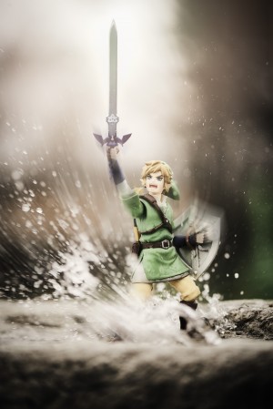 Legend of Zelda - Link in Splash