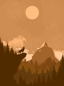 Mountain Wolf Day