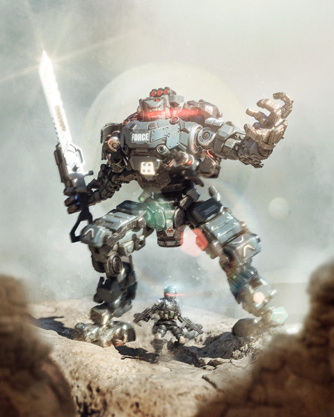 Mecha Version 1 Print