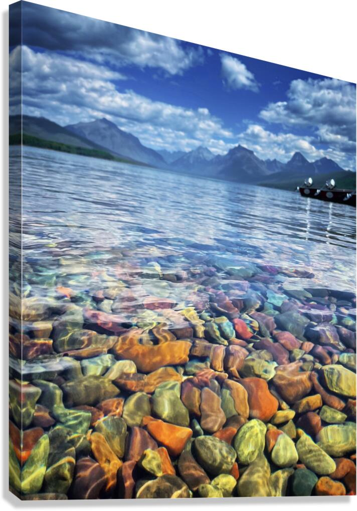Rainbow Rocks Canvas Print