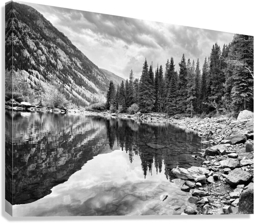 Lava BW Canvas Print