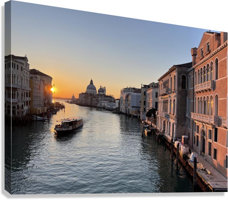 Venice sunset Canvas Print