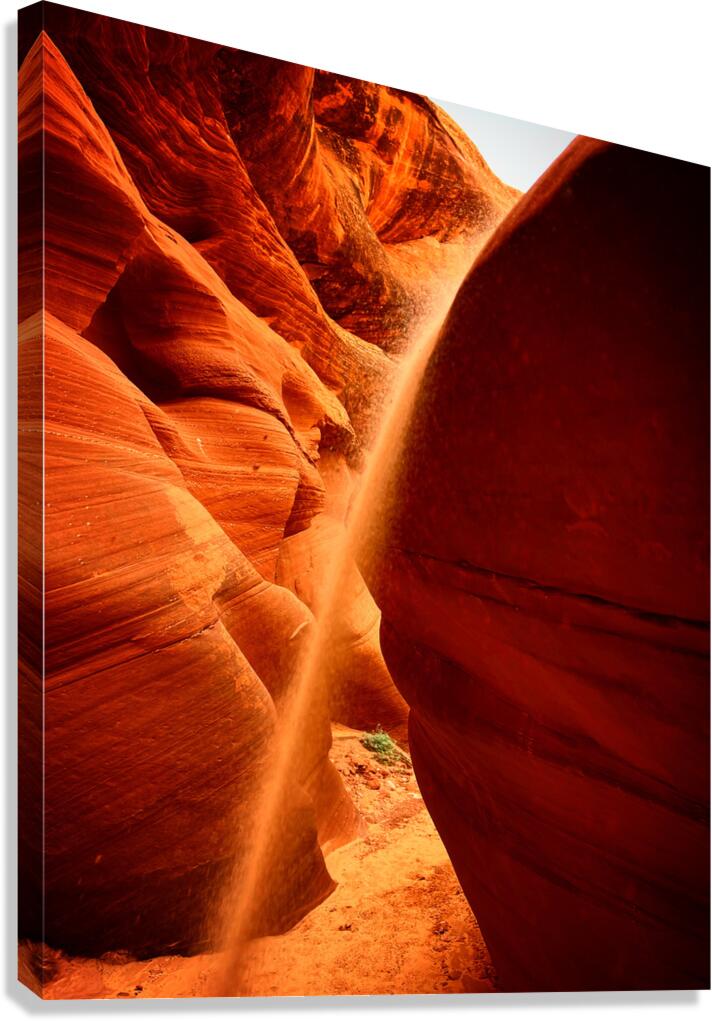 linear drop Canvas Print