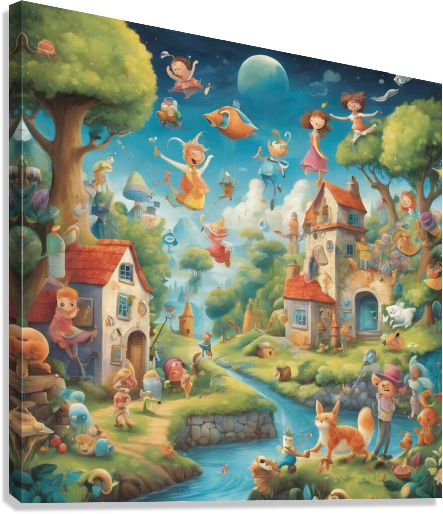  Step into a world of whimsy and wonder wit Canvas Print