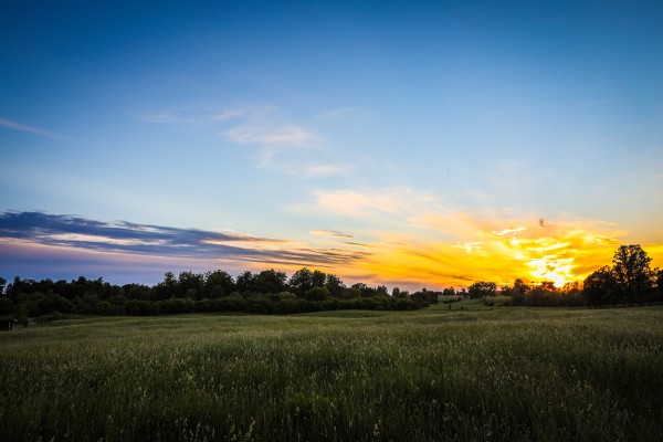 Creekside Sunset 2 by Victor Rose Photo