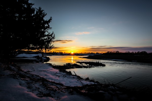 The Nith - Pre Sunset by Victor Rose Photo