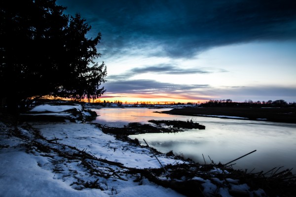 The Nith - Post Sunset by Victor Rose Photo