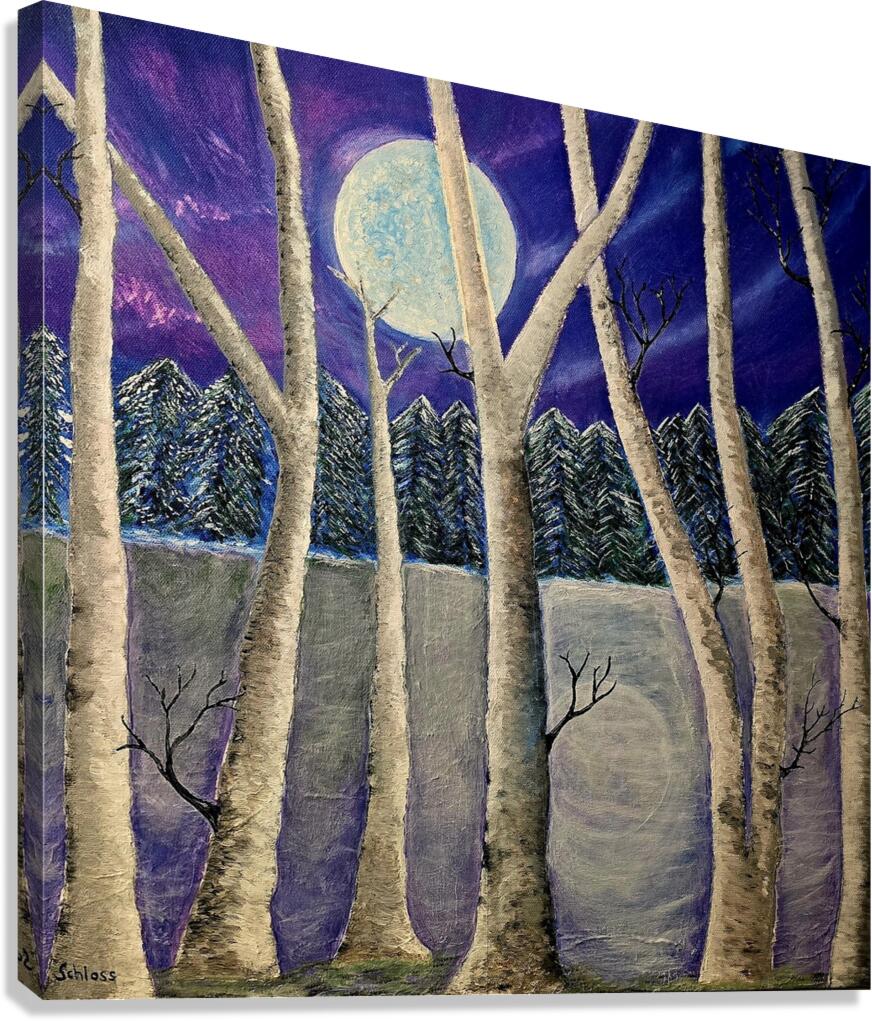 wintertreesjune2023 Canvas Print