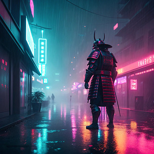 Neon Samurai Spirit