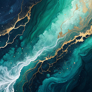 Dance of the Golden Ink in the Deep