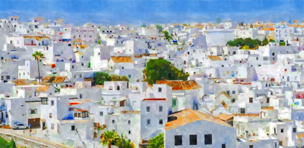 White village of Andalusia by LAKSTA