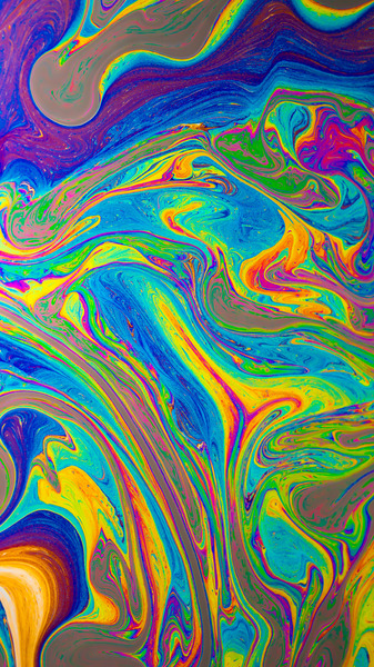 Psycodelic Abstract Print