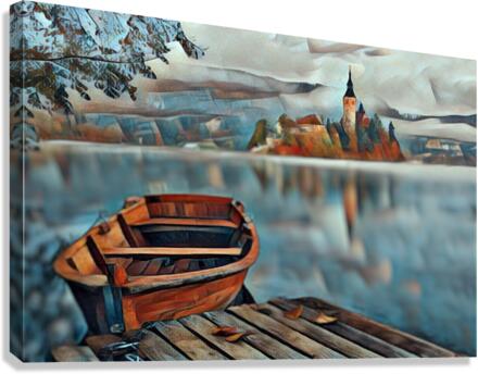 Calm Lake Canvas Print