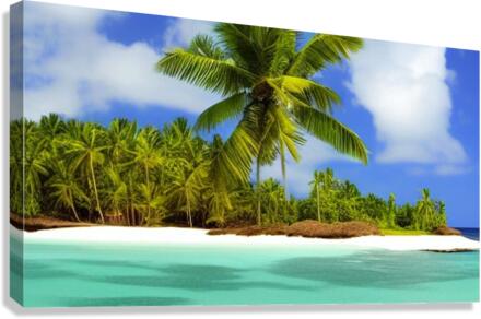 Private Oasis Canvas Print