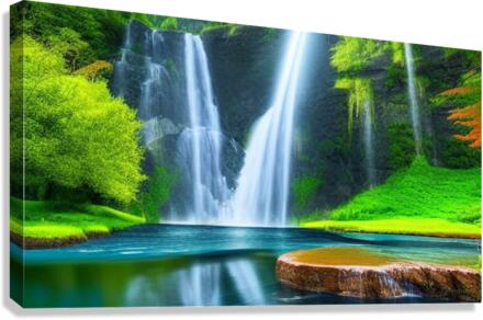 GA Falls Canvas Print