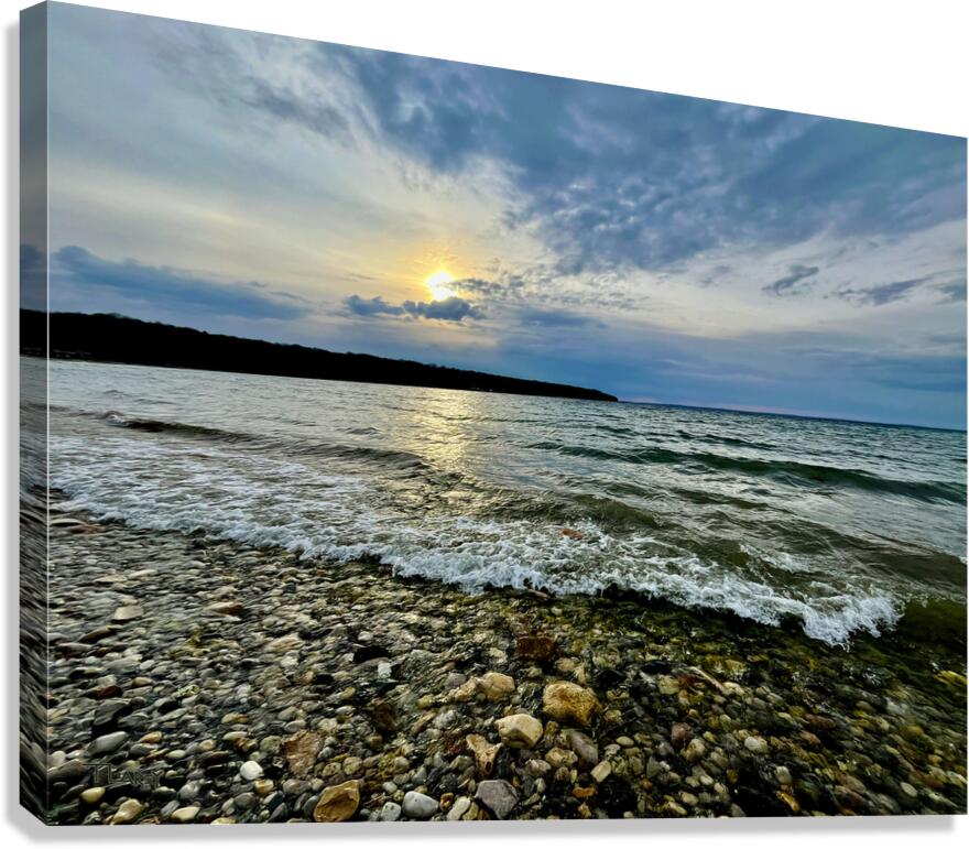 Omena Bay 01 Canvas Print