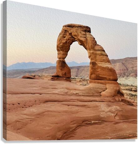Delicate Arch 01  Canvas Print