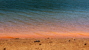 Clay beach of Whiskeytown Lake