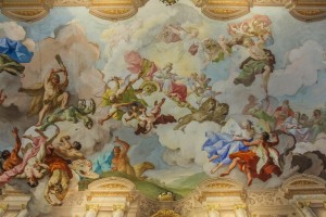 Marble Hall Ceiling Fresco in Melk Abbey
