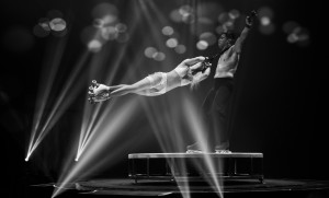 Cirque Le Noir Twirl B&W