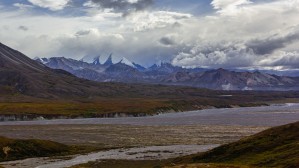 Alaska Mountainscape with Texture