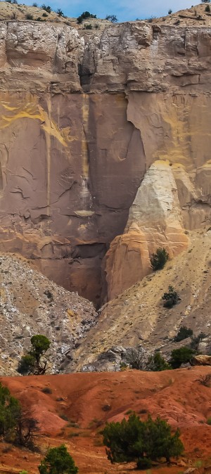 The Cliff Close Up Ghost Ranch