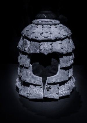 Warrior Headgear B&W
