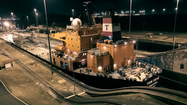 Panama Canal Passing Through by Nicholas