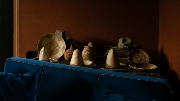 Hats and Blue Velvet by Nicholas