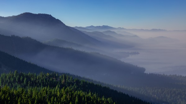 Lake Tahoe while California Burns - Color 3 by Nicholas